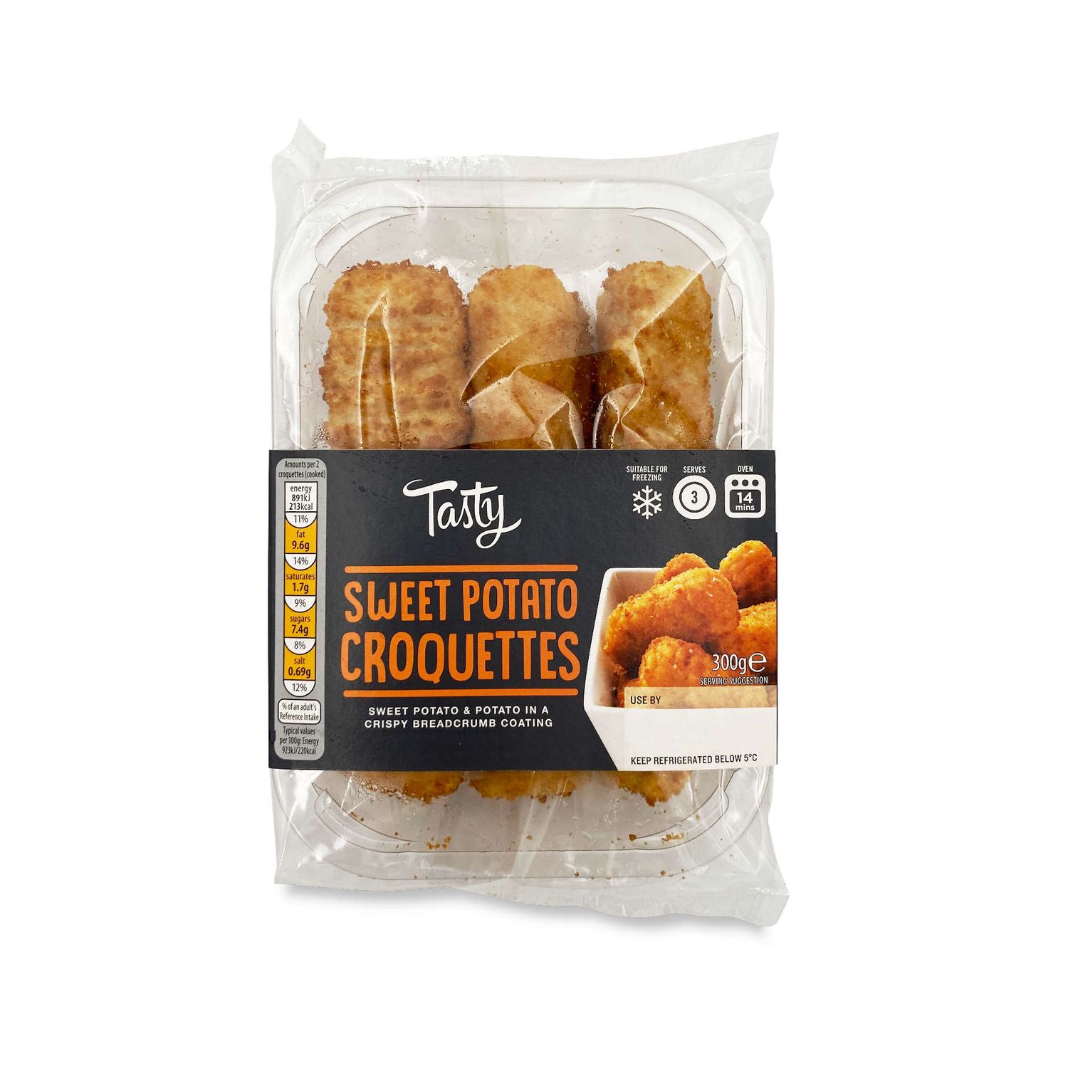 Sweet Potato Croquettes 300g Tasty